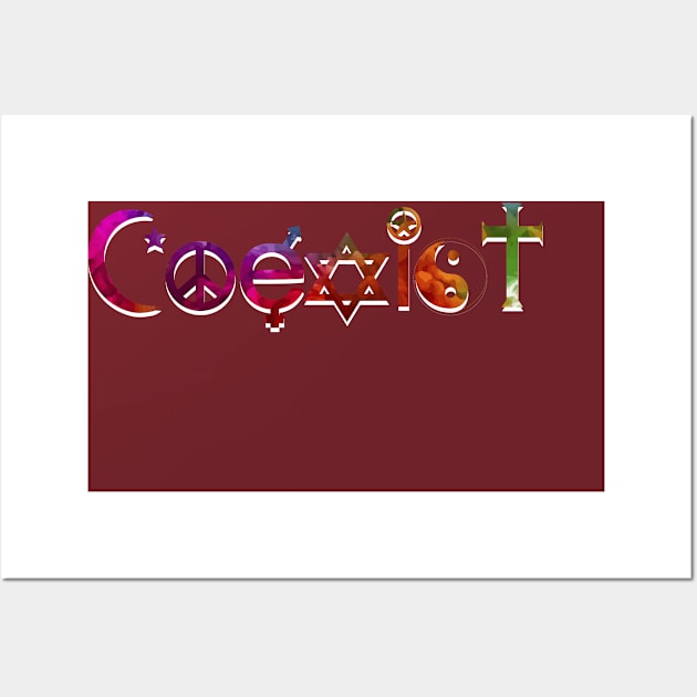 Coexist 2 Wall Art by Godsyou 